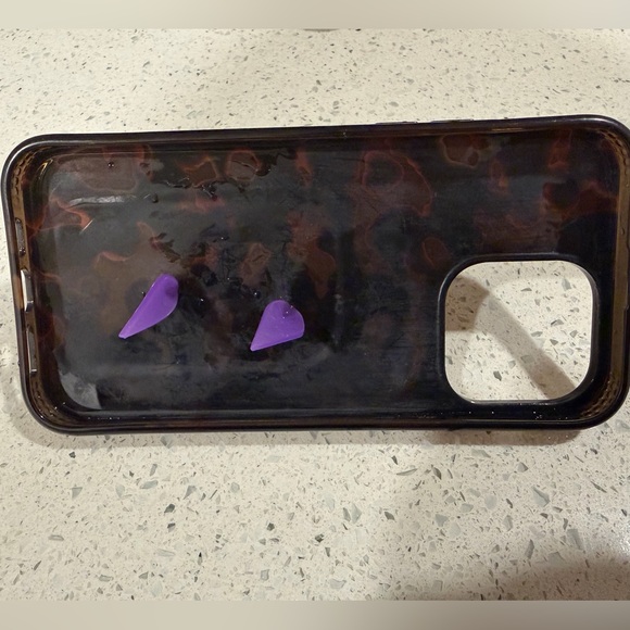 Loopy Case Tortoise Shell with Violet Loop - Picture 2 of 2